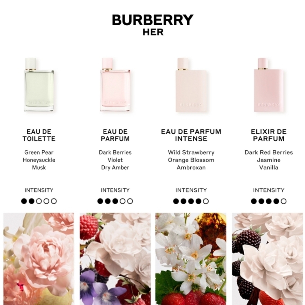 Burberry Her Eau de Toilette 100 ml / 3.3 fl oz Brand New in Box Authentic - Picture 6 of 8